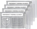 Swiss Safe 4 Pack Mylar Emergency Blankets by SwissSafe