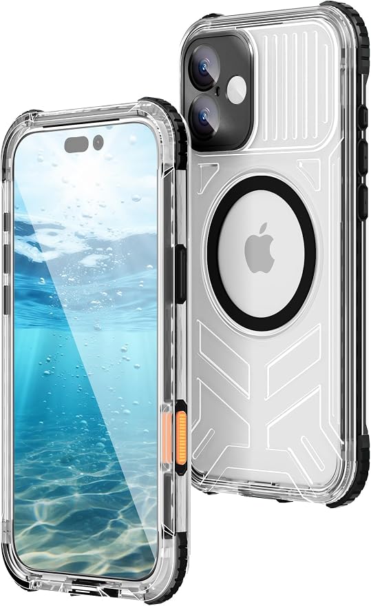 WIFORT for iPhone 16 Waterproof Case, Fit for Magsafe Full Body Magnetic by WIFORT