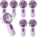 Rossesay 6 Pcs Mini Portable Fan Bulk Cute Handheld Lightweight Small Little by Rossesay