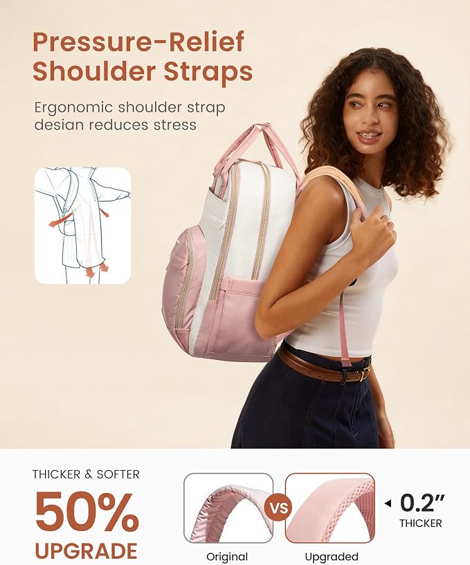 LOVEVOOK Backpack for Women, Laptop Backpack Women, Fits 15.6 Inch Laptop Bag - Image 5