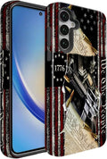 Compatible for Samsung Galaxy S25 Plus 5G Case, Dual Layer Heavy Duty 2 in 1 by BSMOSPER