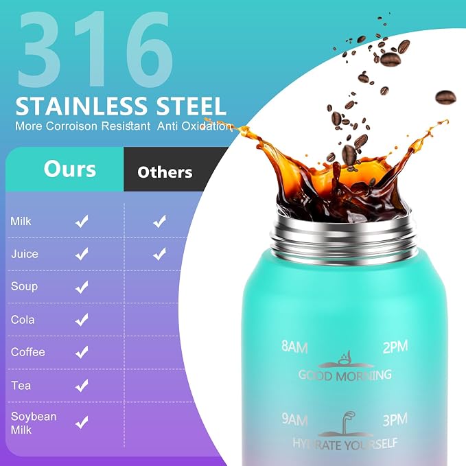 SLUXKE 24oz Insulated Water Bottle - Image 3