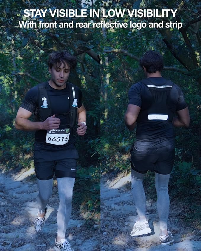 Zelvot Running Vest for Women Men, USA Original Patent, Adjustable Chest Straps - Image 4