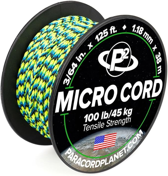 Paracord Planet Micro Paracord – Thin Braided Cord by ParacordPlanet