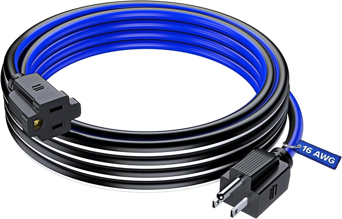 Maximm 15 Ft Black, Heavy Duty 16 AWG, ETL Listed by MaximmCable
