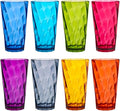 US Acrylic Optix Plastic Reusable Drinking Glasses 20oz Water Cups in Jewel by USAcrylic