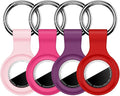 Linsaner Holder for AirTag 2nd Gen & 1st Gen, Silicone Case Keychain Key Ring by Linsaner