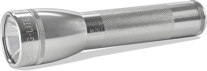 Maglite ML25LT-S2105: Ml25Lt 2 Cell C Led Flashlight Silver by Maglite