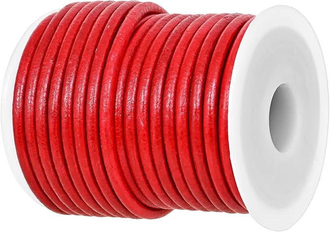 GENIQUE Real/Genuine Round Leather String Cord by GENIQUE