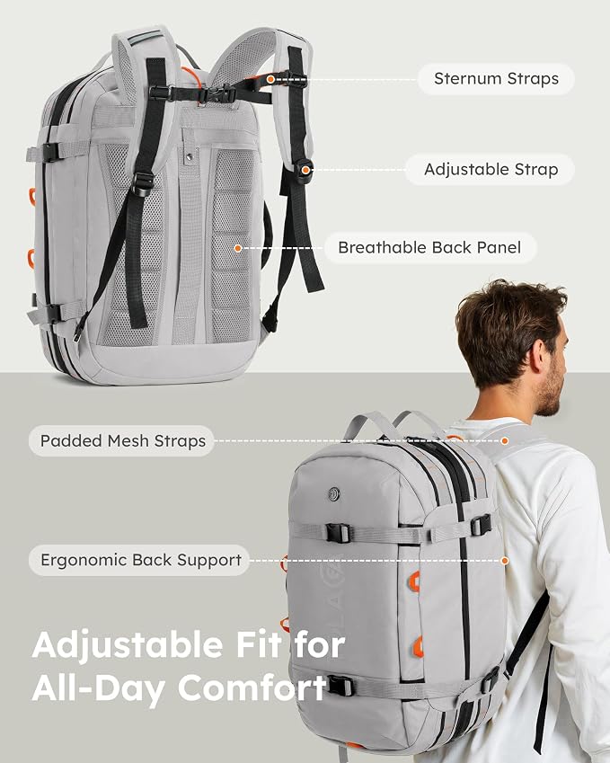 Tolaccea Travel Laptop Backpack - Image 9