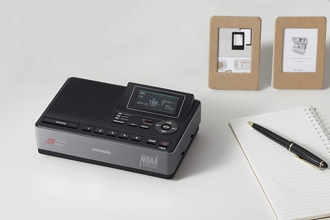 Sangean CL-100 NOAA, S.A.M.E and Public Alert Certified Weather Alert Table-Top - Image 5