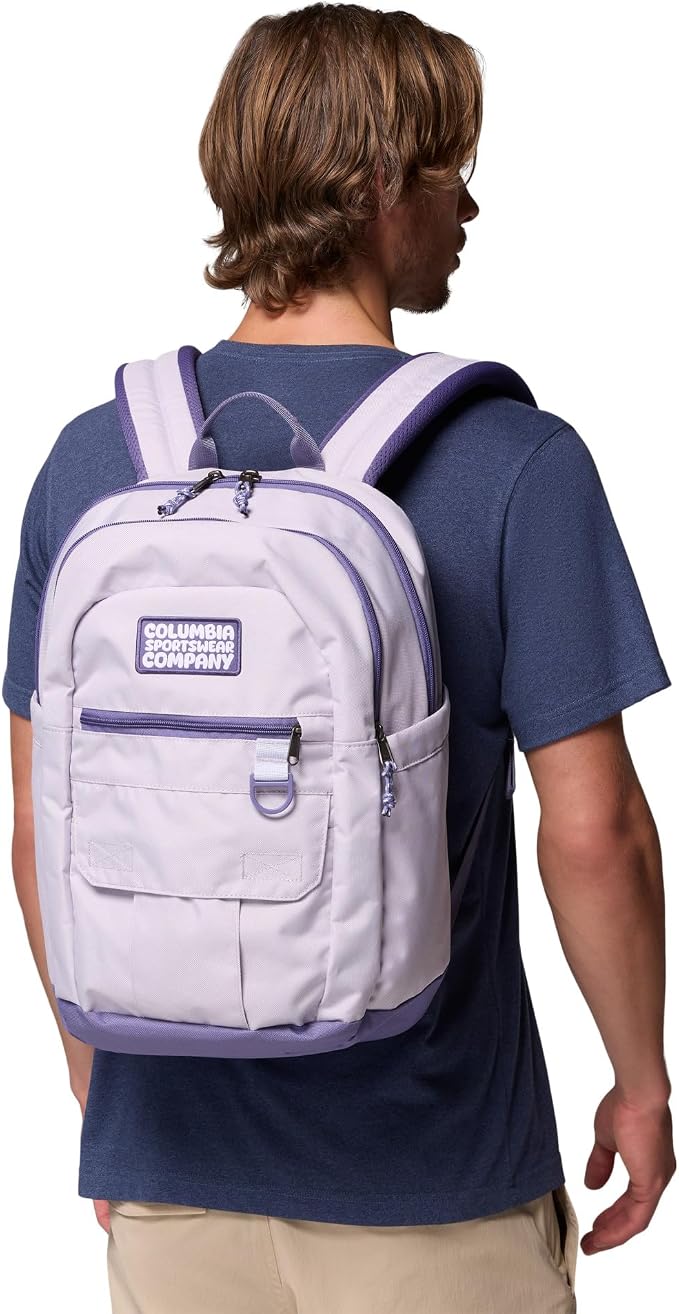 Columbia Unisex Buxton 26L Backpack, Lavender Pearl/Stormwatch, One Size - Image 4