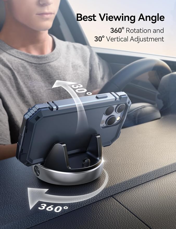 JOYROOM Car Phone Holder, Dashboard Cell Phone Holder Compatible - Image 3