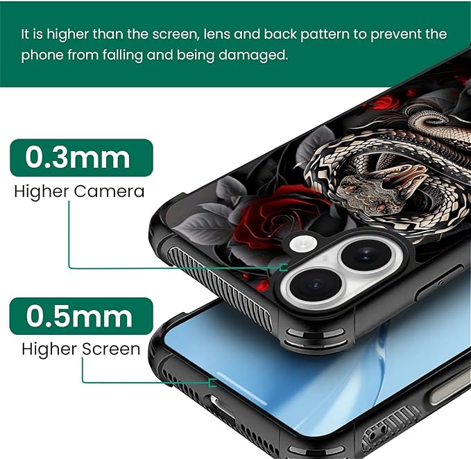 for iPhone 17 Case, for MagSafe Graphic Design for Girl Boy Soft Silicone Hard - Image 2