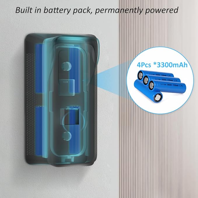 iTODOS Solar Charger for Blink Video Doorbell, Solar Power Bank Mount, - Image 3