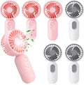 Rossesay 6 Pcs Mini Portable Fan Bulk Cute Handheld Lightweight Small Little by Rossesay