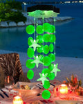Toodour Solar Wind Chimes for Outside, Shells Light Gifts for Mom Grandma Women by Toodour