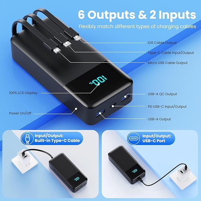 Portable Charger 60800mAh Power Bank - Image 5