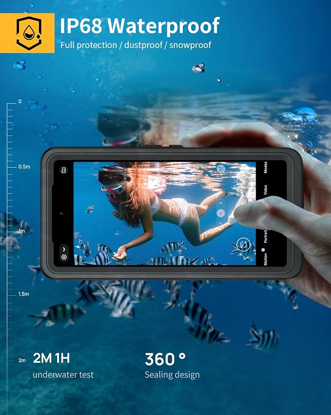 Lanhiem Pixel 8 Case, IP68 Waterproof Dustproof Case - Image 3