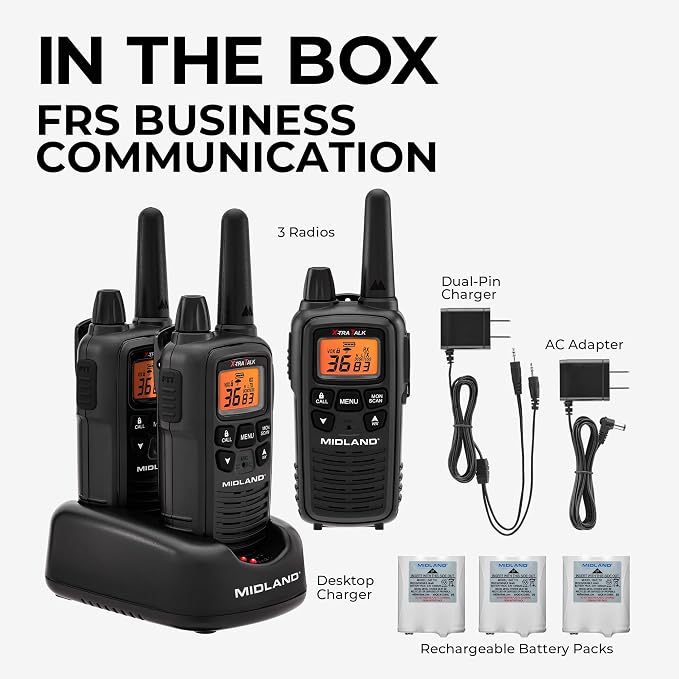Midland LXT633VP3 FRS Walkie Talkies - Image 7