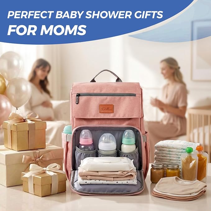 PILLANI Baby Diaper Bag Backpack - Image 7