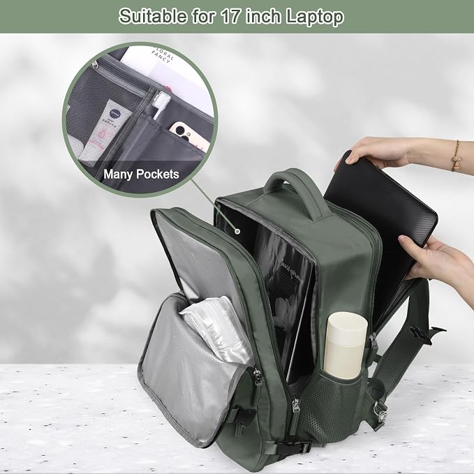 Sinaliy Large Expandable Travel Backpack - Image 6