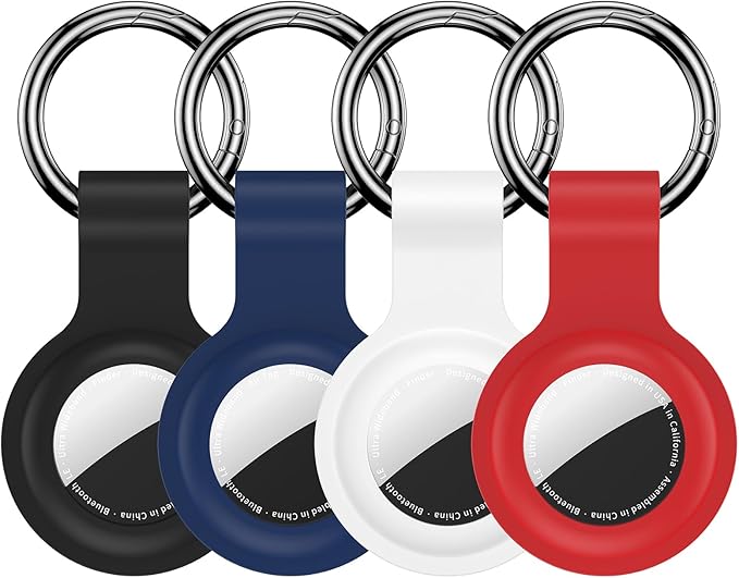 Compatible with AirTag Holder Case 4 Pack, by HATALKIN