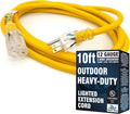 10 ft Outdoor Extension Cord Waterproof by WattsWire