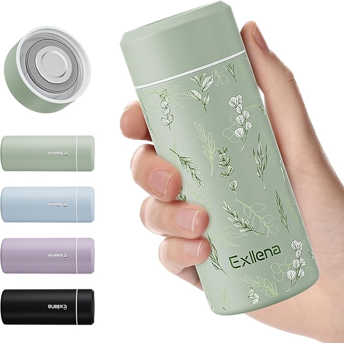 【Upgraded】Exllena Small Insulated Water Bottle 8 oz/250ml– Mini Insulated Water by Exllena