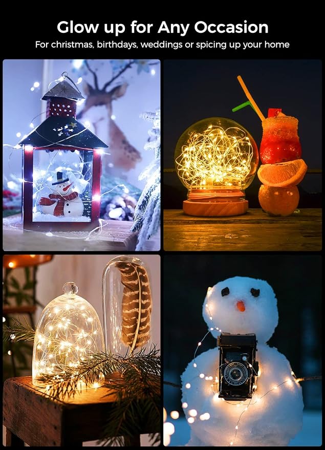 Brightown 12 Pack Led Fairy Lights Battery Operated String Lights Waterproof - Image 3
