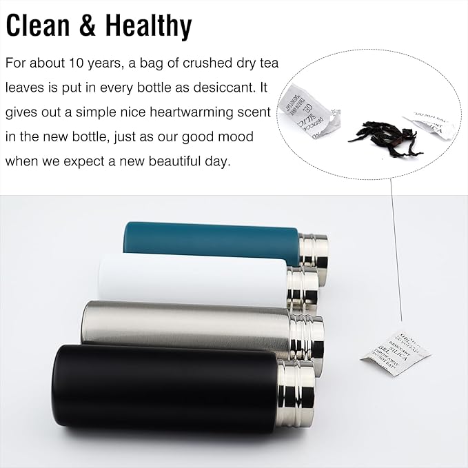 Cute Small Water Bottle, 4.4 Fl. Oz, Mini Slim Flask - Image 8