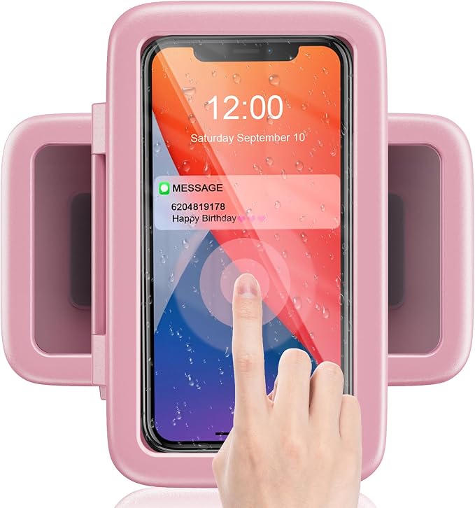 LC-dolida Shower Phone Holder Waterproof 480 Rotation Phone Stand Case Mount by LC-dolida