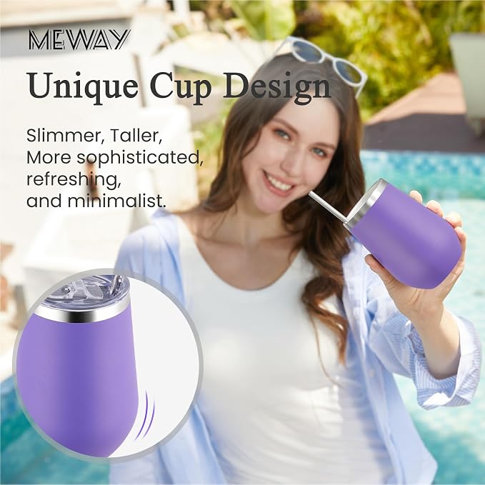 MEWAY Stainless Steel Wine Tumbler - Image 4