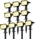 nipify 10 Pack Solar Spot Lights Outdoor Motion Sensor by Nipify