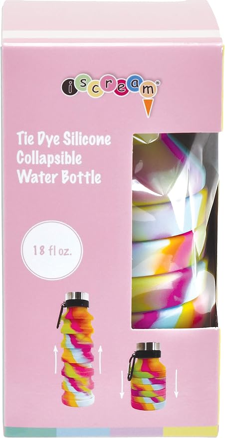 iscream BPA Free, 18 oz Collapsible Silicone Bottle - Image 3