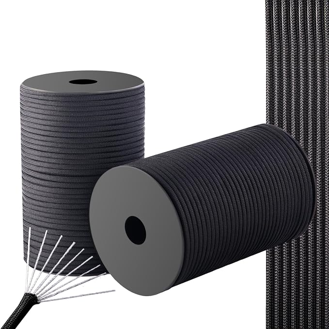 550 Paracord Rope, 100ft/330ft 9 Strand Parachute Cord 4mm, Tactical Paracord by Unknown
