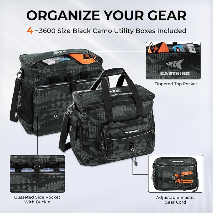 KastKing BaitSpace Fishing Tackle Bag - Image 5
