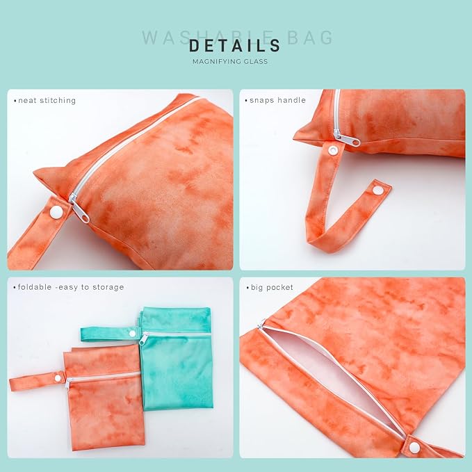 Wet Dry Bag Waterproof Reusable Wet Bag - Image 4