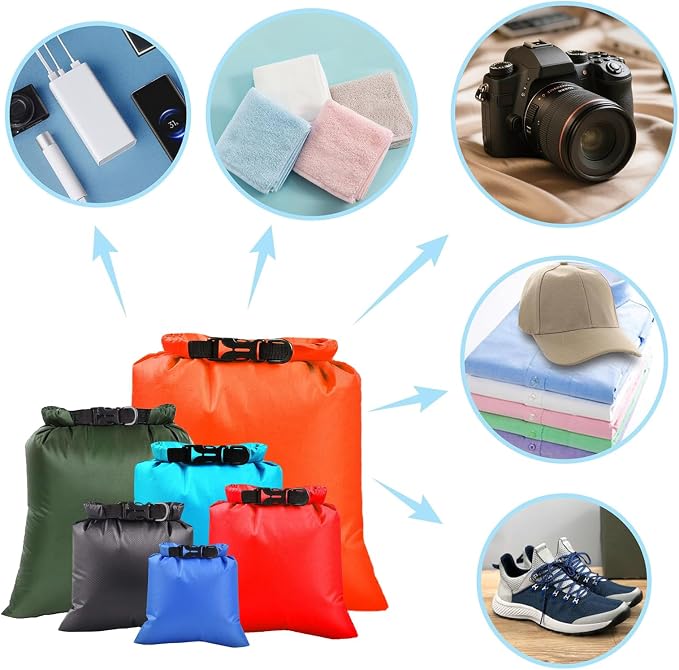 6PCS Dry Bags Waterproof, Lightweight Dry Bags - Image 5
