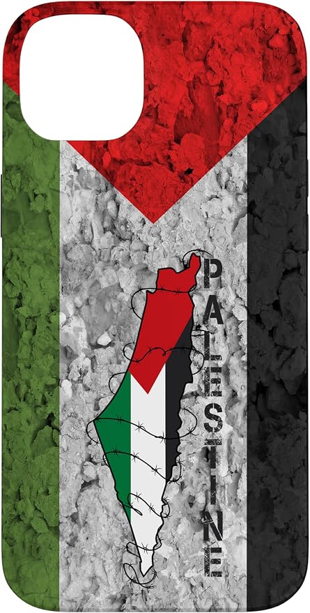 Kufiya PALESTINE Keffiyeh flag, Palestinian Map pattern Case by Unknown