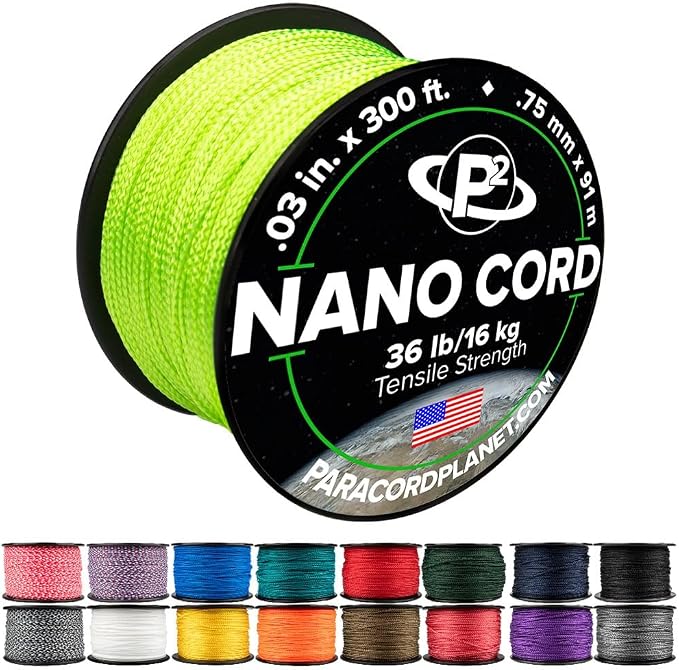 Paracord Planet Nano Cord –Lightweight Nylon Nano Paracord – Great by ParacordPlanet