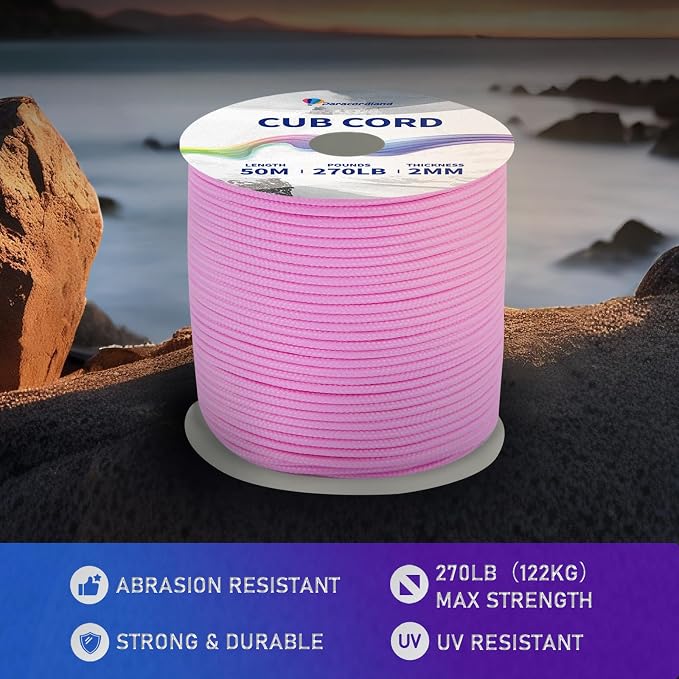 Paracordland-270LB Parachute Cord -164FT-2mm Micro Paracord-Utility Cord Thin - Image 3