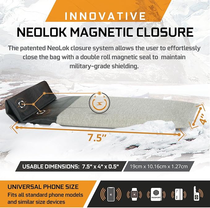 Mission Darkness Dry Shield Faraday Phone Sleeve // Slim Waterproof Dry Bag - Image 3