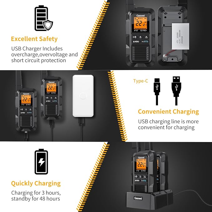 Gaswei G2pro+ Heavy Duty Walkie Talkies - Image 8