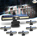 Clip On Solar Motion Lights Outdoor Waterproof, 6 Pack Motion Sensor Outdoor by SunlightEncounter