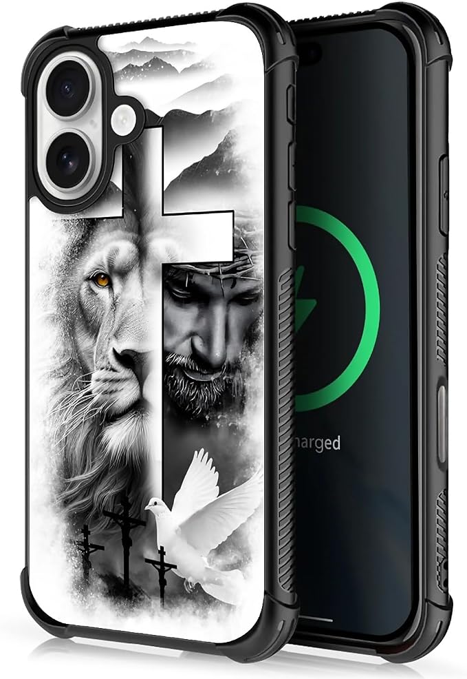 for iPhone 17 Case, for MagSafe Graphic Design for Girl Boy Soft Silicone Hard by FKBRCL4U