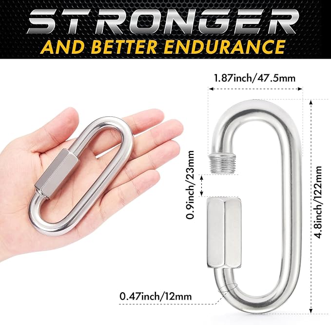 sprookber Stainless Steel Chain Quick Links - Image 2