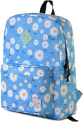 VASCHY Backpack for School, Lightweight Water Resistant Bookbag Casual Daypack by Vaschy