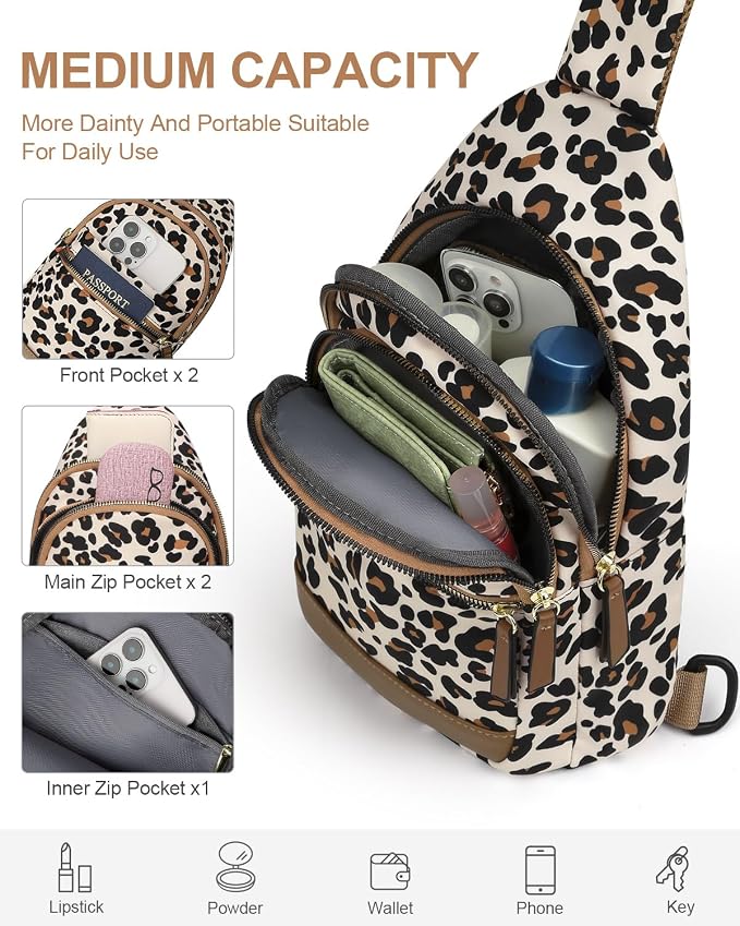 Capolo Sling Bag for Women Men Waterproof Crossbody Bags for Women Trendy - Image 4