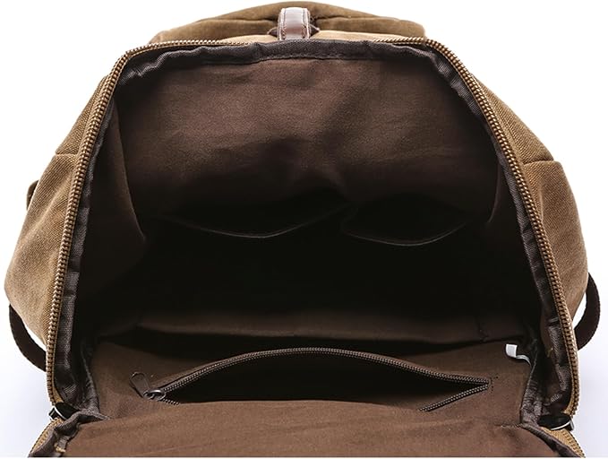 IT'SCARL Large backpack for men, Travel backpack, Carry on, Canvas big bag - Image 2